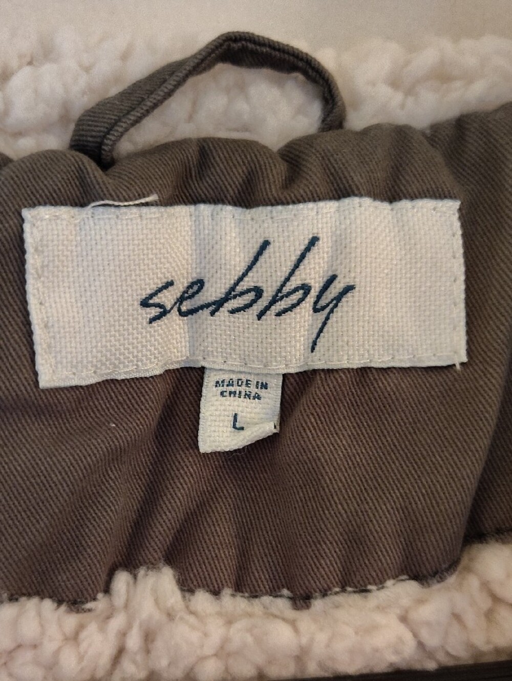 Shebby Sherpa-Lined Olive Utility Parka Jacket - Picture 2 of 8